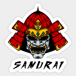 Samurai helmet Sticker